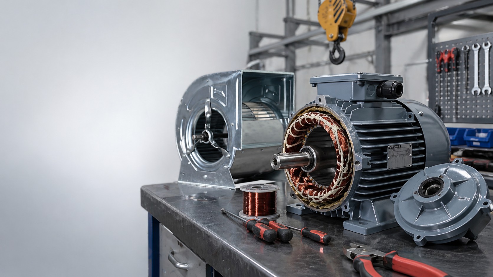 Havalandırma motor sarımı ve tamiri