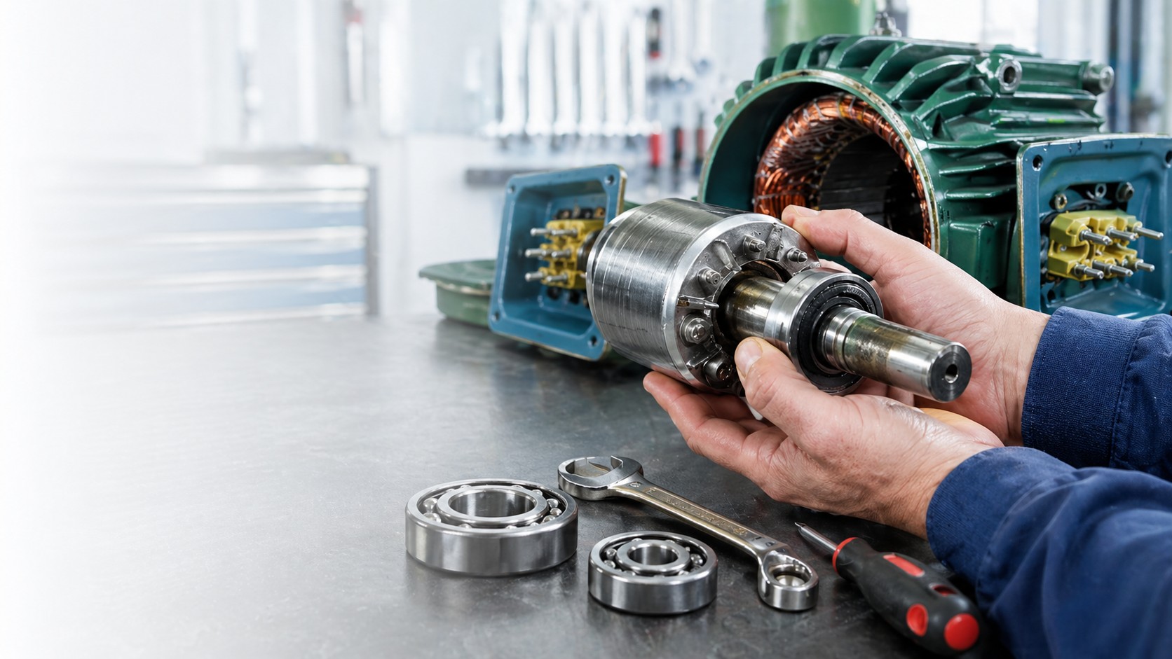 Motor rulman değişimi
